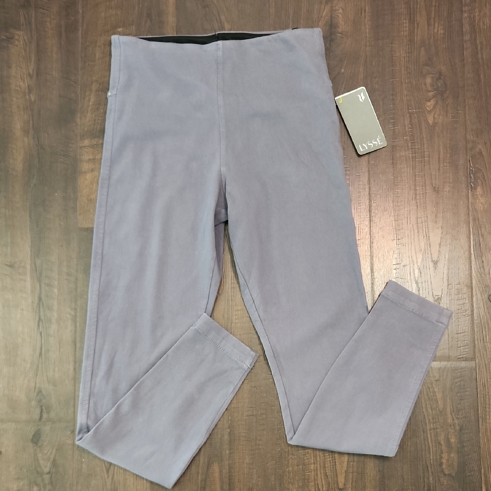 Lysse ToothpixkHigh-Waisted Stone Gray Leggings NW5